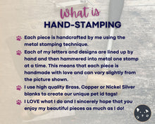 Load image into Gallery viewer, Halloween dog id tag with up to 2 phone numbers or address