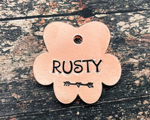 Load image into Gallery viewer, paw dog tag minimalist design