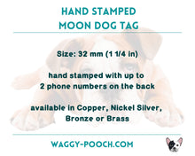 Load image into Gallery viewer, Girl dog id tag with flowers and bees, double-sided pet tag with up to 2 phone numbers