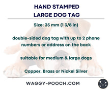 Load image into Gallery viewer, Mount Fuji dog id tag, adventure pet id tag, double-sided pet tag with up to 2 phone numbers