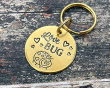 Load image into Gallery viewer, Love Bug keychain, cute gift idea for Valentine's Day