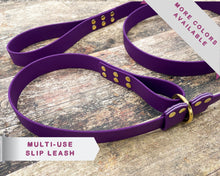 Load image into Gallery viewer, Waterproof slip dog leash 25mm, multi-use convertable dog leash for medium and large dogs - choose your color & length