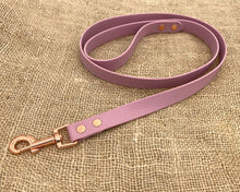 Load image into Gallery viewer, Deluxe mud-proof dog leash with rose gold fittings