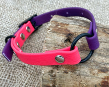 Load image into Gallery viewer, Mud-proof small dog collar, 2 colors, adjustable buckle collar with black fittings