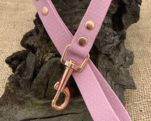 Load image into Gallery viewer, Deluxe mud-proof dog leash with rose gold fittings