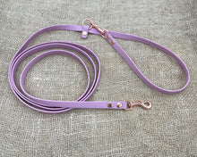 Load image into Gallery viewer, Mud-proof hands-free dog leash with rose gold fittings - choose your length
