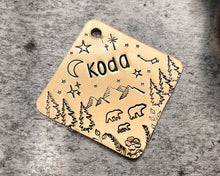 Load image into Gallery viewer, double sided dog tag with 2 phone numbers