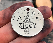 Load image into Gallery viewer, cute santa dog tag with phone number