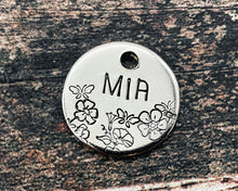 Load image into Gallery viewer, cat id tag with phone number