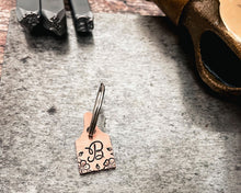 Load image into Gallery viewer, hand stamped pet id tag