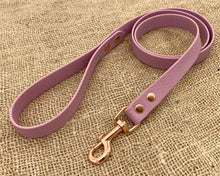 Load image into Gallery viewer, Deluxe mud-proof dog leash with rose gold fittings