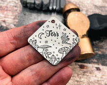 Load image into Gallery viewer, cute girl dog tag for medium and large dogs