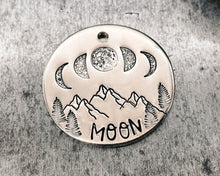 Load image into Gallery viewer, moon dog tag