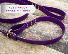 Load image into Gallery viewer, Waterproof slip dog leash 25mm, multi-use convertable dog leash for medium and large dogs - choose your color & length