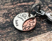 Load image into Gallery viewer, metal pet id tag for small dogs