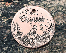 Load image into Gallery viewer, large metal dog tag with 2 phone numbers