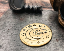 Load image into Gallery viewer, moon dog tag
