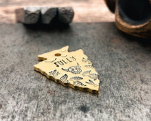 Load image into Gallery viewer, dog name tag arrow shape