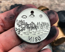 Load image into Gallery viewer, personalized dog id tag for large dogs with up to 2 phone numbers and address