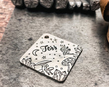 Load image into Gallery viewer, double-sided dog tag with 2 phone numbers