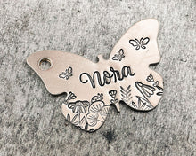 Load image into Gallery viewer, butterfly dog collar charm