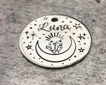 Load image into Gallery viewer, double-sided personalized pet id tag with 2 phone numbers