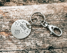 Load image into Gallery viewer, Matching keychain for your dog tag order - ORDER ONLY IN COMBINATION WITH PET ID TAG!