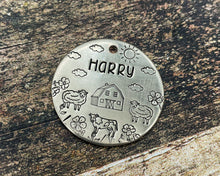 Load image into Gallery viewer, large dog tag with 2 phone numbers