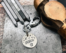 Load image into Gallery viewer, double sided dog tag with phone number