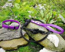 Load image into Gallery viewer, Mud-Proof Dog Collar And Boating Knot Leash Set For Small Dogs And Puppies - Choose your color and length