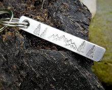 Load image into Gallery viewer, Pet memorial keychain, handmade dog loss gift with date