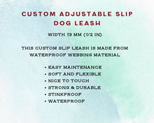 Load image into Gallery viewer, Mud-proof training dog leash, dog-friendly slip leash