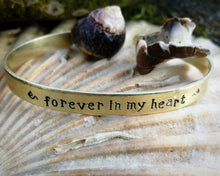 Load image into Gallery viewer, Dog Memorial Gift, hand stamped loss of pet bracelet