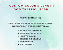 Load image into Gallery viewer, Dog traffic leash, mud-proof leash handle 25mm / 1in