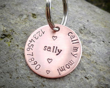 Load image into Gallery viewer, 'best dog mom' keychain & matching dog tag