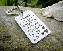 Load image into Gallery viewer, Rescue dog keychain, handmade dog lover gift