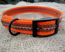 Load image into Gallery viewer, Reflective Adjustable Dog Collar With Black Buckle