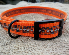 Load image into Gallery viewer, Reflective Adjustable Dog Collar With Black Buckle