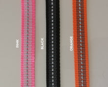 Load image into Gallery viewer, Reflective Dog Collar And Leash Set - choose your color & length