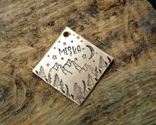 Load image into Gallery viewer, Dog tag & matching keychain, handmade dog lover gift idea