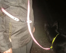 Load image into Gallery viewer, Hands-free reflective dog leash, safety dog lead multi-use