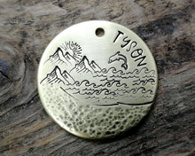 Load image into Gallery viewer, Dog id tag, double-sided, 2 phonenumbers