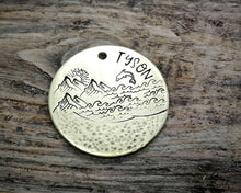 Load image into Gallery viewer, Dog id tag, double-sided, 2 phonenumbers