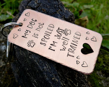 Load image into Gallery viewer, Funny dog mom keychain, cute dog lover gift idea