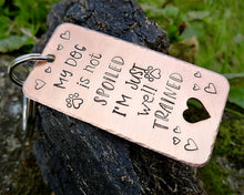 Load image into Gallery viewer, Funny dog mom keychain, cute dog lover gift idea