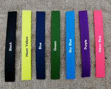 Load image into Gallery viewer, Deluxe mud-proof dog collar and leash set with brass fittings - choose your size & color