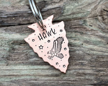 Load image into Gallery viewer, Arrow head dog tag with eagle and stars