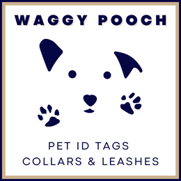 Handmade Personalized Pet Id Tags, Dog Collars & Leashes – Waggy Pooch