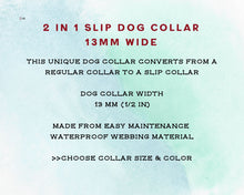 Load image into Gallery viewer, Mud-proof 2 In 1 Slip Dog Collar - medium &amp; small dogs
