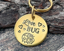 Load image into Gallery viewer, Love Bug keychain, cute gift idea for Valentine&#39;s Day

